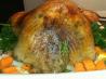Bourbon Drunken Upside-Down Turkey. Recipe by ShoeDiva