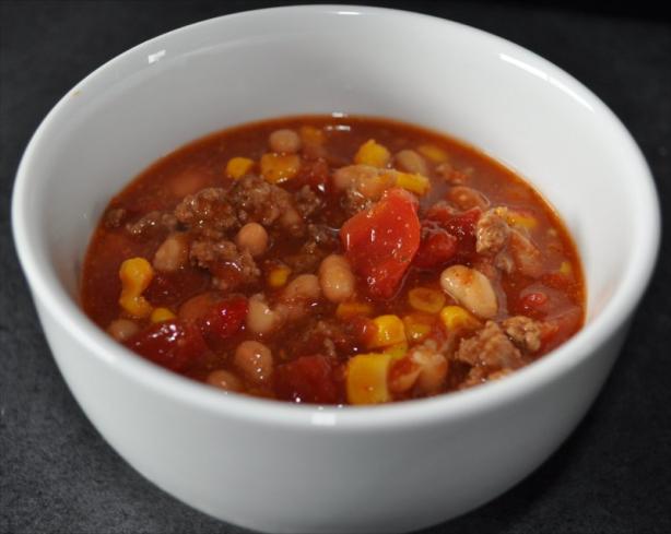 Crock Pot Taco Soup. Photo by kamisu