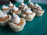 Mini Sweet Potato Pies W/ Whipped Cinnamon Cream Cheese Topping
