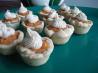 Mini Sweet Potato Pies W/ Whipped Cinnamon Cream Cheese Topping. Recipe by mailbelle