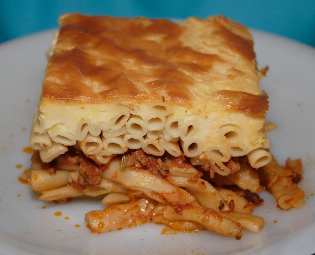 Greek Pastitsio. Photo by Nikkicookbook