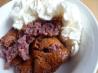 Raspberry & Cinnamon Sponge Dessert. Recipe by Schemin Demon