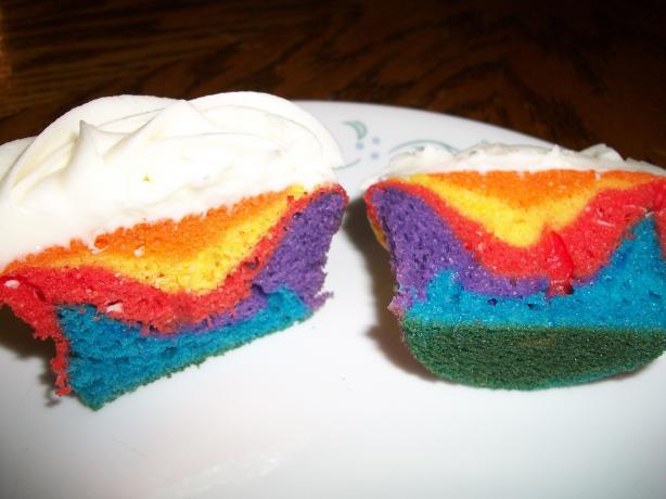 Rainbow Bright Cupcakes. Photo by Mrs.Chance
