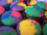 Rainbow Bright Cupcakes. Photo by Elaniemay