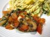Grilled Mushroom, Tomato and Basil Salad