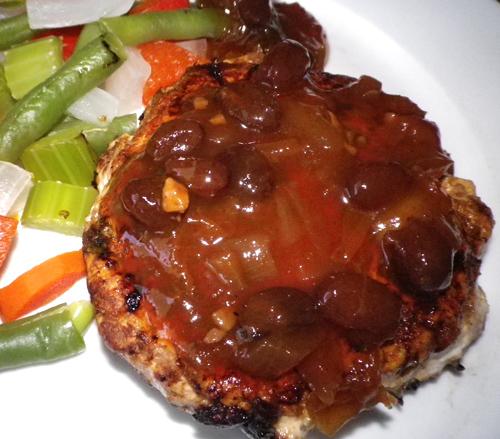 Oprah's Favorite Turkey Burger from Donald Trump's Mar-A-Lago. Photo by Bergy