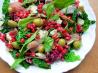Christmas Deli Salad With Pomegranate, Parma Ham and Gorgonzola