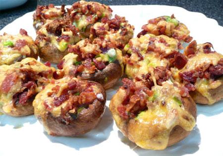 Bacon Stuffed Mushrooms. Photo by Mikekey