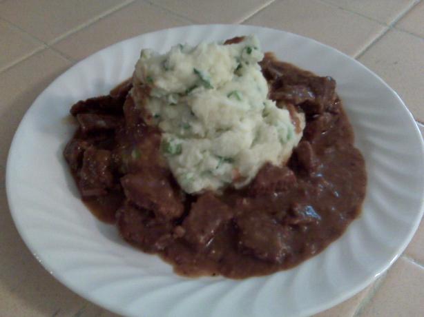 Beef Tips on Rice - Pressure Cooker. Photo by ChefDaz