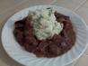Beef Tips on Rice - Pressure Cooker