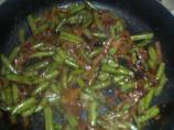 Green Beans With Caramelized Onions. Photo by Karabea