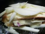 Apple-Gruyere French Toast With Red Onion