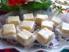 White Christmas Holiday Eggnog Fudge. Recipe by BecR