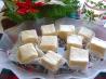White Christmas Holiday Eggnog Fudge