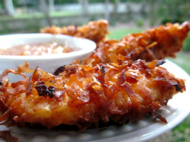 Cayenne Coconut Crusted Chicken. Photo by gailanng