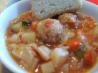 Savory Meatball Soup. Recipe by Baby Kato