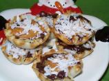 Chocolate Caramel Coconut Tarts