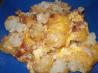 Cheesy Chicken, Bacon & Tater Tot Crock Pot Bake. Recipe by Chef Buggsy Mate