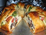 Easy Baked Cheese & Vegetable Twist