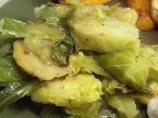 Braised Brussels Sprouts in Mustard Sauce