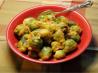 Braised Brussels Sprouts in Mustard Sauce