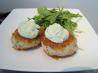 Golden Crusted Fish and Potato Cakes With Dill Yoghurt