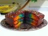 Vibrant Rainbow Cake