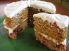 Pumpkin & Cranberry Spice Cake (Vegan or Not). Recipe by Lisa Clarice