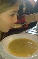 Arabic Lentil Soup - Shorbat Addas. Photo by Cookie Jarvis