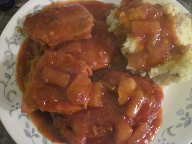 Mom's Best Ever Pineapple /Pork Chops. Photo by Kimberley Quinlan