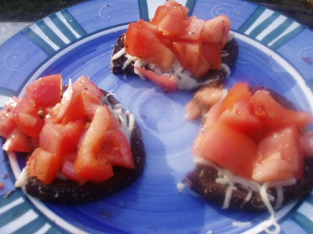 Bruschetta With Tomatoes and Basil. Photo by Bay Laurel