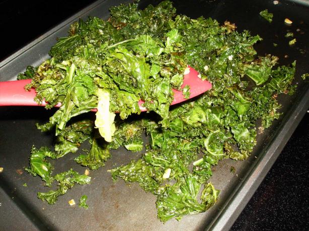 Oven-Roasted Kale. Photo by mersaydees