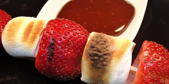 Strawberries and Marshmallows for the BBQ. Photo by diner524