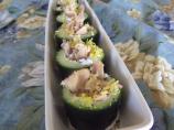 Little Smoked Salmon Cucumber Cups With Peppered Creme Fraiche