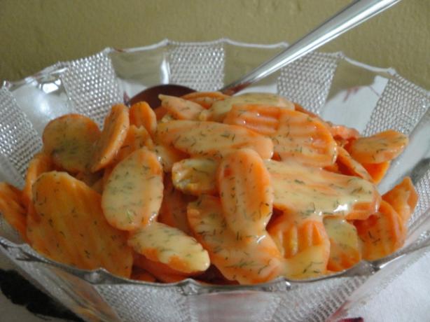Glazed Lemon-Dill Carrots. Photo by Debbwl