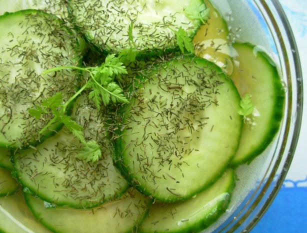 Novak Family Cucumber Salad. Photo by French Tart