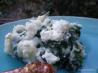 Spinach Mash With Garlic  and Fetta