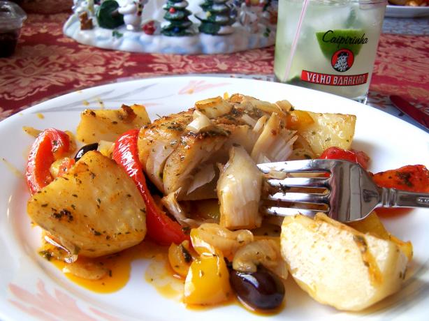 Baked  Bacalhau / Salted Cod. Photo by Rita~