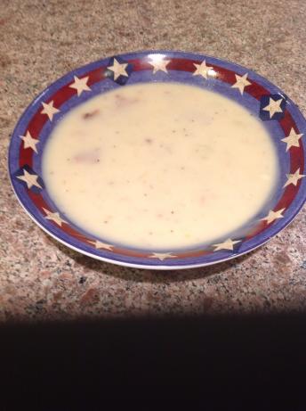 Using the Christmas Ham Bone, Makes You Feel Good Potato Soup. Photo by Neatnickk