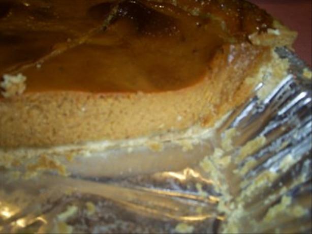 Low-Fat Pumpkin Pie. Photo by Chef RZ Fan