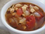 Winter Chicken Soup With Tomatoes and Cannellini Beans