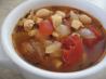 Winter Chicken Soup With Tomatoes and Cannellini Beans. Recipe by ratherbeswimmin'