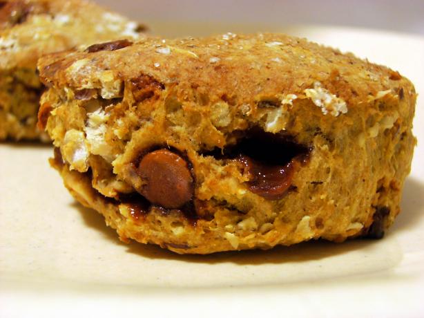 Spiced Pumpkin & Pecan Scones With Cinnamon Chips. Photo by Lalaloula