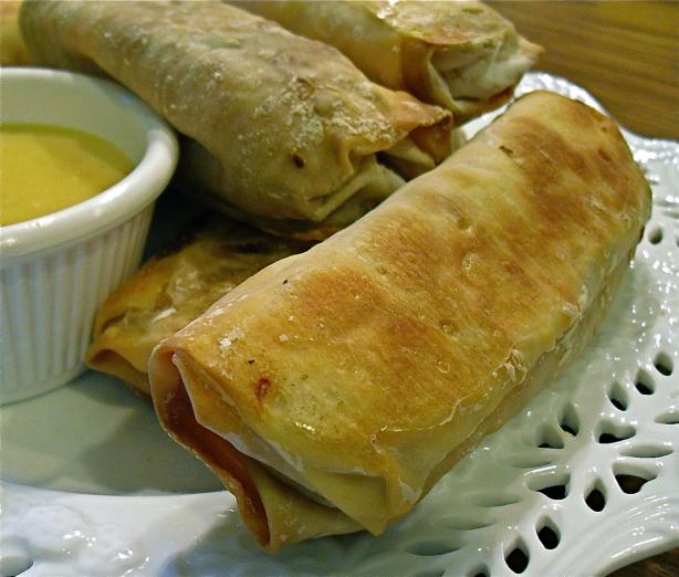 Baked Egg Rolls. Photo by PaulaG