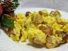 Sausage and Cheese Balls Breakfast Scramble. Recipe by Chef shapeweaver &copy;