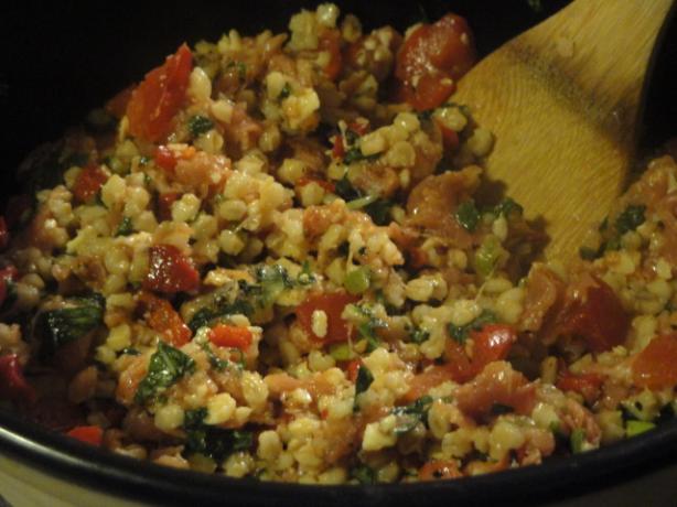Italian Barley Salad. Photo by Muffin Goddess