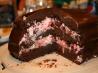3-Layer Fudge Cake With White Chocolate Mousse Filling