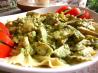 Creamy Pesto Chicken Pasta. Recipe by Kaitrin