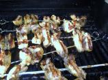 Grilled Pork Skewers With Peanut Basil Sauce