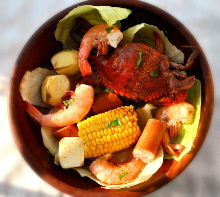 Frogmore Stew -Low Carb. Photo by Andi of Longmeadow Farm